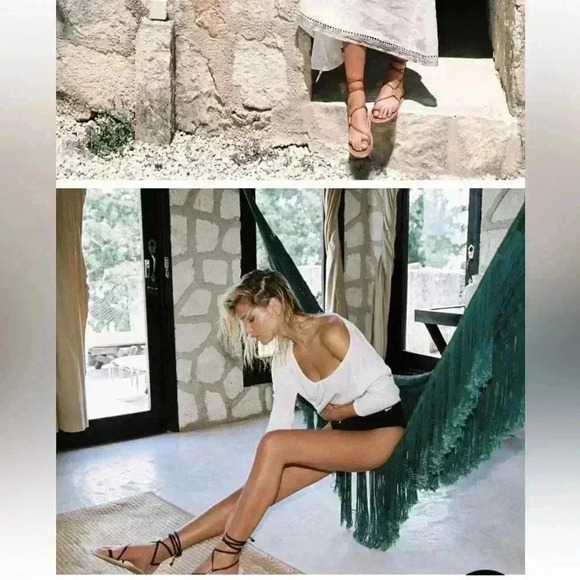 🆕beek + Vitamin A Toe Ring Gladiator Bluebird Sandal Size 6 NEW | NWOB - Picture 2 of 6